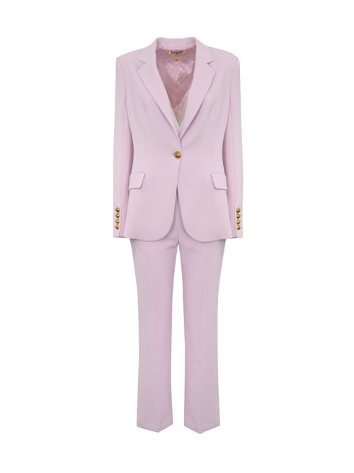 Tailleur monopetto in crepe Quarzo Elisabetta Franchi | TP00151E2544